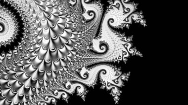 Soyut Bilgisayar Fraktal Tasarımı. Fraktal hiç bitmeyen bir desen. Fraktallar, farklı ölçeklerde kendine benzeyen sonsuz derecede karmaşık kalıplardır. Cep telefonu duvar kağıdı için harika.