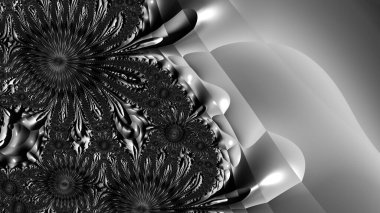 Soyut Bilgisayar Fraktal Tasarımı. Fraktal hiç bitmeyen bir desen. Fraktallar, farklı ölçeklerde kendine benzeyen sonsuz derecede karmaşık kalıplardır. Cep telefonu duvar kağıdı için harika.