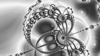 Soyut Bilgisayar Fraktal Tasarımı. Fraktal hiç bitmeyen bir desen. Fraktallar, farklı ölçeklerde kendine benzeyen sonsuz derecede karmaşık kalıplardır. Cep telefonu duvar kağıdı için harika.