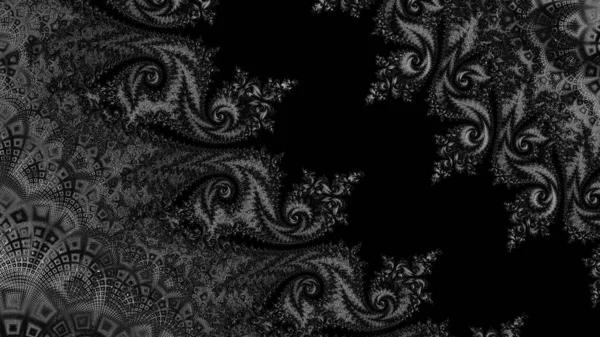 Αφηρημένος Υπολογιστής Που Δημιουργείται Fractal Σχεδιασμός Φράκταλ Είναι Ένα Ατέρμονο — Φωτογραφία Αρχείου