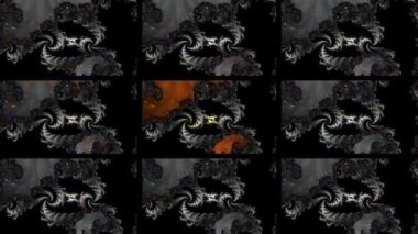 Soyut Bilgisayar Fraktal Tasarımı. Fraktal hiç bitmeyen bir desen. Fraktallar, farklı ölçeklerde kendine benzeyen sonsuz derecede karmaşık kalıplardır. Cep telefonu duvar kağıdı için harika.