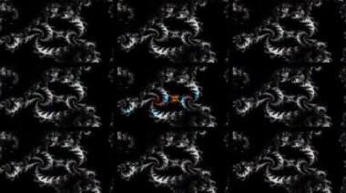 Soyut Bilgisayar Fraktal Tasarımı. Fraktal hiç bitmeyen bir desen. Fraktallar, farklı ölçeklerde kendine benzeyen sonsuz derecede karmaşık kalıplardır. Cep telefonu duvar kağıdı için harika.