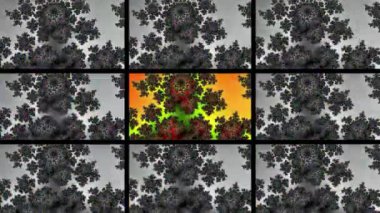 Soyut Bilgisayar Fraktal Tasarımı. Fraktal hiç bitmeyen bir desen. Fraktallar, farklı ölçeklerde kendine benzeyen sonsuz derecede karmaşık kalıplardır. Cep telefonu duvar kağıdı için harika.