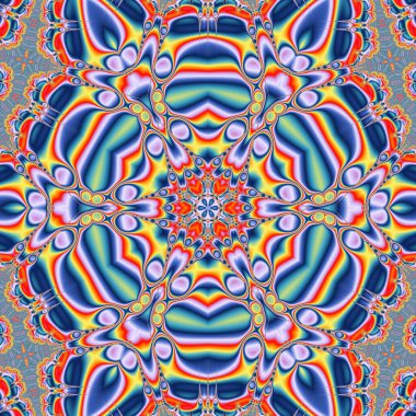 Soyut Bilgisayar Fraktal Tasarımı. Fraktal hiç bitmeyen bir desen. Fraktallar, farklı ölçeklerde kendine benzeyen sonsuz derecede karmaşık kalıplardır. Cep telefonu duvar kağıdı için harika.