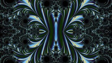 Soyut Bilgisayar Fraktal Tasarımı. Fraktal hiç bitmeyen bir desen. Fraktallar, farklı ölçeklerde kendine benzeyen sonsuz derecede karmaşık kalıplardır. Cep telefonu duvar kağıdı için harika.