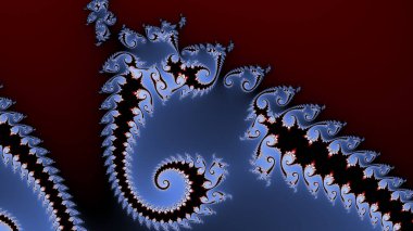 Soyut Bilgisayar Fraktal Tasarımı. Fraktal hiç bitmeyen bir desen. Fraktallar, farklı ölçeklerde kendine benzeyen sonsuz derecede karmaşık kalıplardır. Cep telefonu duvar kağıdı için harika.