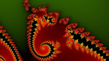 Soyut Bilgisayar Fraktal Tasarımı. Fraktal hiç bitmeyen bir desen. Fraktallar, farklı ölçeklerde kendine benzeyen sonsuz derecede karmaşık kalıplardır. Cep telefonu duvar kağıdı için harika.