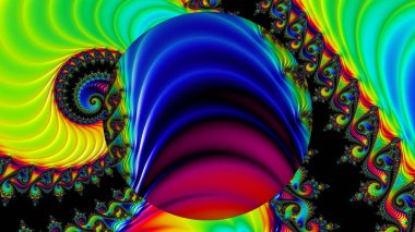 Soyut Bilgisayar Fraktal Tasarımı. Fraktal hiç bitmeyen bir desen. Fraktallar, farklı ölçeklerde kendine benzeyen sonsuz derecede karmaşık kalıplardır. Cep telefonu duvar kağıdı için harika.