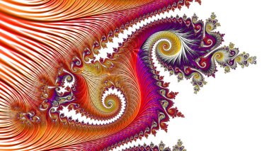 Soyut Bilgisayar Fraktal Tasarımı. Fraktal hiç bitmeyen bir desen. Fraktallar, farklı ölçeklerde kendine benzeyen sonsuz derecede karmaşık kalıplardır. Cep telefonu duvar kağıdı için harika.