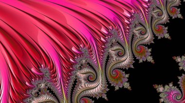 Soyut Bilgisayar Fraktal Tasarımı. Fraktal hiç bitmeyen bir desen. Fraktallar, farklı ölçeklerde kendine benzeyen sonsuz derecede karmaşık kalıplardır. Cep telefonu duvar kağıdı için harika.