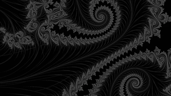 Abstract Computer Generated Fractal Design Fractal Never Ending Pattern Fractals — Stock Photo, Image