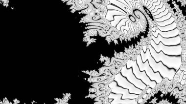 Soyut Bilgisayar Fraktal Tasarımı. Fraktal hiç bitmeyen bir desen. Fraktallar, farklı ölçeklerde kendine benzeyen sonsuz derecede karmaşık kalıplardır. Cep telefonu duvar kağıdı için harika.