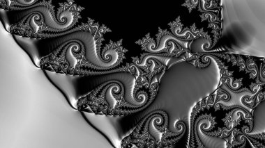 Soyut Bilgisayar Fraktal Tasarımı. Fraktal hiç bitmeyen bir desen. Fraktallar, farklı ölçeklerde kendine benzeyen sonsuz derecede karmaşık kalıplardır. Cep telefonu duvar kağıdı için harika.