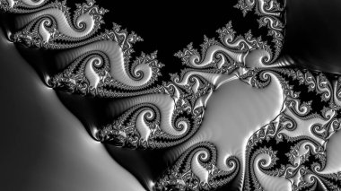 Soyut Bilgisayar Fraktal Tasarımı. Fraktal hiç bitmeyen bir desen. Fraktallar, farklı ölçeklerde kendine benzeyen sonsuz derecede karmaşık kalıplardır. Cep telefonu duvar kağıdı için harika.