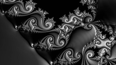 Soyut Bilgisayar Fraktal Tasarımı. Fraktal hiç bitmeyen bir desen. Fraktallar, farklı ölçeklerde kendine benzeyen sonsuz derecede karmaşık kalıplardır. Cep telefonu duvar kağıdı için harika.