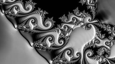 Soyut Bilgisayar Fraktal Tasarımı. Fraktal hiç bitmeyen bir desen. Fraktallar, farklı ölçeklerde kendine benzeyen sonsuz derecede karmaşık kalıplardır. Cep telefonu duvar kağıdı için harika.