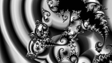 Soyut Bilgisayar Fraktal Tasarımı. Fraktal hiç bitmeyen bir desen. Fraktallar, farklı ölçeklerde kendine benzeyen sonsuz derecede karmaşık kalıplardır. Cep telefonu duvar kağıdı için harika.