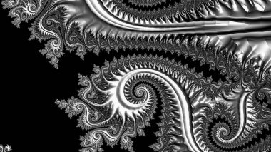 Soyut Bilgisayar Fraktal Tasarımı. Fraktal hiç bitmeyen bir desen. Fraktallar, farklı ölçeklerde kendine benzeyen sonsuz derecede karmaşık kalıplardır. Cep telefonu duvar kağıdı için harika.