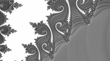 Soyut Bilgisayar Fraktal Tasarımı. Fraktal hiç bitmeyen bir desen. Fraktallar, farklı ölçeklerde kendine benzeyen sonsuz derecede karmaşık kalıplardır. Cep telefonu duvar kağıdı için harika.