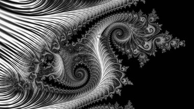 Soyut Bilgisayar Fraktal Tasarımı. Fraktal hiç bitmeyen bir desen. Fraktallar, farklı ölçeklerde kendine benzeyen sonsuz derecede karmaşık kalıplardır. Cep telefonu duvar kağıdı için harika.