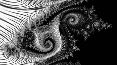 Soyut Bilgisayar Fraktal Tasarımı. Fraktal hiç bitmeyen bir desen. Fraktallar, farklı ölçeklerde kendine benzeyen sonsuz derecede karmaşık kalıplardır. Cep telefonu duvar kağıdı için harika.