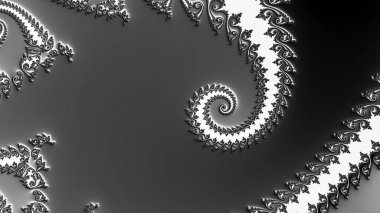 Soyut Bilgisayar Fraktal Tasarımı. Fraktal hiç bitmeyen bir desen. Fraktallar, farklı ölçeklerde kendine benzeyen sonsuz derecede karmaşık kalıplardır. Cep telefonu duvar kağıdı için harika.