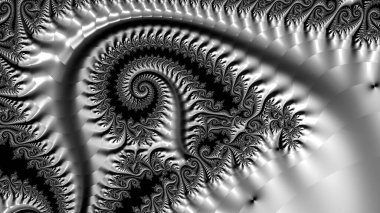 Soyut Bilgisayar Fraktal Tasarımı. Fraktal hiç bitmeyen bir desen. Fraktallar, farklı ölçeklerde kendine benzeyen sonsuz derecede karmaşık kalıplardır. Cep telefonu duvar kağıdı için harika.