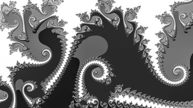 Soyut Bilgisayar Fraktal Tasarımı. Fraktal hiç bitmeyen bir desen. Fraktallar, farklı ölçeklerde kendine benzeyen sonsuz derecede karmaşık kalıplardır. Cep telefonu duvar kağıdı için harika.