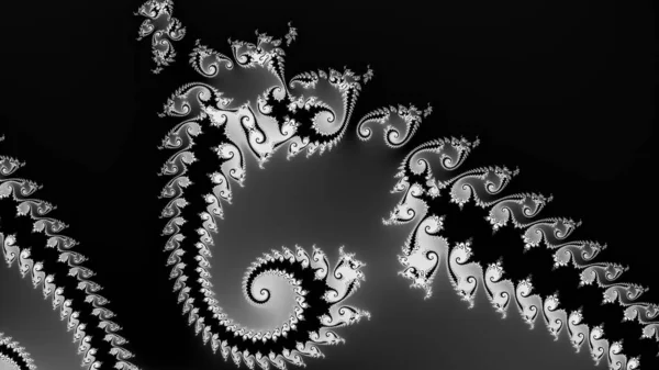 Abstract Computer Generated Fractal Design Fractal Padrão Interminável Fractais São — Fotografia de Stock