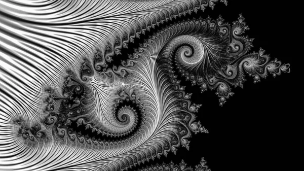 Abstract Computer Generated Fractal Design Fractal Never Ending Pattern Fractals — Stock Photo, Image