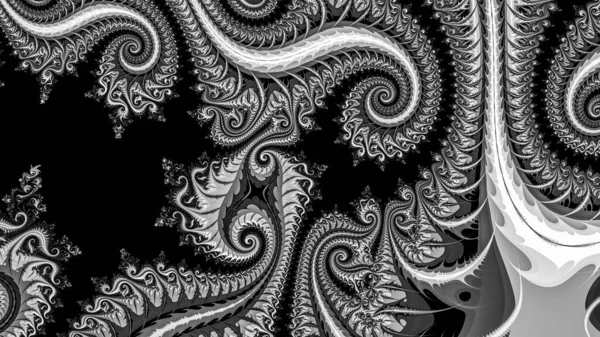 Abstract Computer Generated Fractal Design Fractal Never Ending Pattern Fractals — Stock Photo, Image