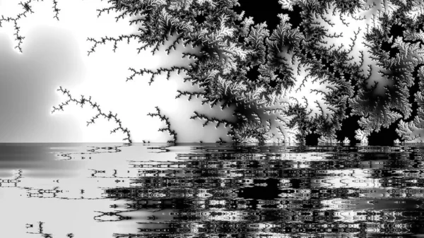 Soyut Bilgisayar Fraktal Tasarımı. Fraktal hiç bitmeyen bir desen. Fraktallar, farklı ölçeklerde kendine benzeyen sonsuz derecede karmaşık kalıplardır. Cep telefonu duvar kağıdı için harika.