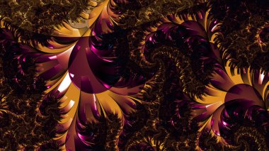 Soyut Bilgisayar Fraktal Tasarımı. Fraktal hiç bitmeyen bir desen. Fraktallar, farklı ölçeklerde kendine benzeyen sonsuz derecede karmaşık kalıplardır. Cep telefonu duvar kağıdı için harika.