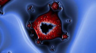 Soyut Bilgisayar Fraktal Tasarımı. Fraktal hiç bitmeyen bir desen. Fraktallar, farklı ölçeklerde kendine benzeyen sonsuz derecede karmaşık kalıplardır. Cep telefonu duvar kağıdı için harika.