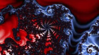 Soyut Bilgisayar Fraktal Tasarımı. Fraktal hiç bitmeyen bir desen. Fraktallar, farklı ölçeklerde kendine benzeyen sonsuz derecede karmaşık kalıplardır. Cep telefonu duvar kağıdı için harika.