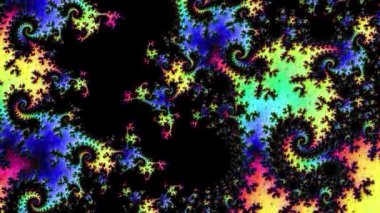 Soyut Bilgisayar Fraktal Tasarımı. Fraktal hiç bitmeyen bir desen. Fraktallar, farklı ölçeklerde kendine benzeyen sonsuz derecede karmaşık kalıplardır. Cep telefonu duvar kağıdı için harika.