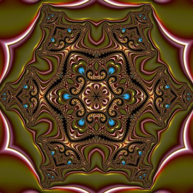 Soyut Bilgisayar Fraktal Tasarımı. Fraktal hiç bitmeyen bir desen. Fraktallar, farklı ölçeklerde kendine benzeyen sonsuz derecede karmaşık kalıplardır. Cep telefonu duvar kağıdı için harika.