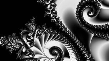 Soyut Bilgisayar Fraktal Tasarımı. Fraktal hiç bitmeyen bir desen. Fraktallar, farklı ölçeklerde kendine benzeyen sonsuz derecede karmaşık kalıplardır. Cep telefonu duvar kağıdı için harika.