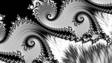 Soyut Bilgisayar Fraktal Tasarımı. Fraktal hiç bitmeyen bir desen. Fraktallar, farklı ölçeklerde kendine benzeyen sonsuz derecede karmaşık kalıplardır. Cep telefonu duvar kağıdı için harika.