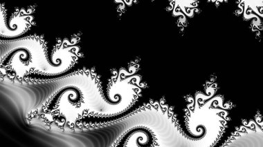 Soyut Bilgisayar Fraktal Tasarımı. Fraktal hiç bitmeyen bir desen. Fraktallar, farklı ölçeklerde kendine benzeyen sonsuz derecede karmaşık kalıplardır. Cep telefonu duvar kağıdı için harika.