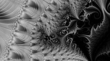 Soyut Bilgisayar Fraktal Tasarımı. Fraktal hiç bitmeyen bir desen. Fraktallar, farklı ölçeklerde kendine benzeyen sonsuz derecede karmaşık kalıplardır. Cep telefonu duvar kağıdı için harika.