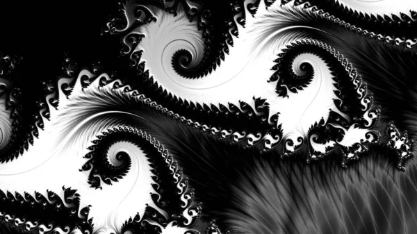 Abstract Computer Generated Fractal Design Fractal Never Ending Pattern Fractals — Stock Photo, Image