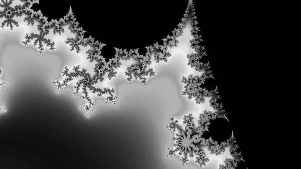 Abstract Computergegenereerd Fractaal Ontwerp Een Fractal Een Nooit Eindigend Patroon — Stockfoto