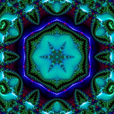 Soyut Bilgisayar Fraktal Tasarımı. Fraktal hiç bitmeyen bir desen. Fraktallar, farklı ölçeklerde kendine benzeyen sonsuz derecede karmaşık kalıplardır. Cep telefonu duvar kağıdı için harika.