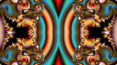 Soyut Bilgisayar Fraktal Tasarımı. Fraktal hiç bitmeyen bir desen. Fraktallar, farklı ölçeklerde kendine benzeyen sonsuz derecede karmaşık kalıplardır. Cep telefonu duvar kağıdı için harika.