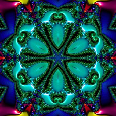 Soyut Bilgisayar Fraktal Tasarımı. Fraktal hiç bitmeyen bir desen. Fraktallar, farklı ölçeklerde kendine benzeyen sonsuz derecede karmaşık kalıplardır. Cep telefonu duvar kağıdı için harika.