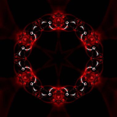 Soyut Bilgisayar Fraktal Tasarımı. Fraktal hiç bitmeyen bir desen. Fraktallar, farklı ölçeklerde kendine benzeyen sonsuz derecede karmaşık kalıplardır. Cep telefonu duvar kağıdı için harika.