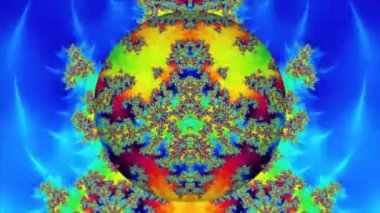 Soyut Bilgisayar Fraktal Tasarımı. Fraktal hiç bitmeyen bir desen. Fraktallar, farklı ölçeklerde kendine benzeyen sonsuz derecede karmaşık kalıplardır. Cep telefonu duvar kağıdı için harika.