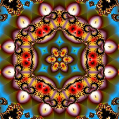 Soyut Bilgisayar Fraktal Tasarımı. Fraktal hiç bitmeyen bir desen. Fraktallar, farklı ölçeklerde kendine benzeyen sonsuz derecede karmaşık kalıplardır. Cep telefonu duvar kağıdı için harika.