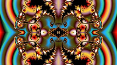 Soyut Bilgisayar Fraktal Tasarımı. Fraktal hiç bitmeyen bir desen. Fraktallar, farklı ölçeklerde kendine benzeyen sonsuz derecede karmaşık kalıplardır. Cep telefonu duvar kağıdı için harika.